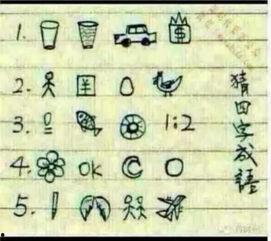 娱乐吃瓜四字成语大全图片,四字成语大全图片解读